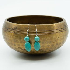 Lyla Skye Sterling Silver Turquoise Earrings  NWT
